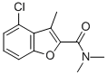 2-Benzofurancarboxamide, 4-chloro-N,N,3-trimethyl-