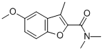 2-Benzofurancarboxamide, 5-methoxy-N,N,3-trimethyl-