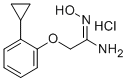 Ethanimidamide, 2-(2-cyclopropylphenoxy)-N-hydroxy-, monohydrochloride