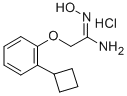 2-(2-Cyclobutylphenoxy)-N-hydroxyethanimidamide monohydrochloride