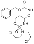 Carbamic acid, ((2-(bis(2-chloroethyl)amino)tetrahydro-2H-1,3,2-oxazap hosphorin-4-yl)oxy)-, phenylmethyl ester, P-oxide