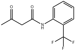 3-OXO-N-(2-TRIFLUOROMETHYL-PHENYL)-BUTYRAMIDE Structural