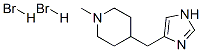 4-(1H-IMIDAZOL-4-YLMETHYL)-1-METHYLPIPERIDINE DIHYDROBROMIDE Structural