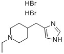 1-ETHYL-4-(1H-IMIDAZOL-4-YLMETHYL)-PIPERIDINE 2HBR Structural