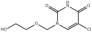 5-CHLORO-1-(2-HYDROXY-ETHOXYMETHYL)-1H-PYRIMIDINE-2,4-DIONE Structural