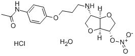 2-((3-(4-Acetaminophenoxy)propyl)amino)-1,4:3,6-dianhydro-2-deoxy-L-id itol 5-nitrate HCl H2O