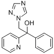 1-PHENYL-1-(2-PYRIDINYL)-2-(1H-1,2,4-TRIAZOL-1-YL)ETHANOL Structural