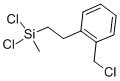 ((CHLOROMETHYL)PHENYLETHYL)METHYLDICHLOROSILANE Structural