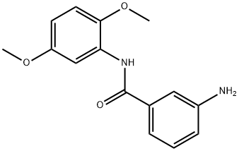 3-AMINO-N-(2,5-DIMETHOXYPHENYL)BENZAMIDE Structural