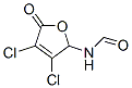 Formamide,  N-(3,4-dichloro-2,5-dihydro-5-oxo-2-furanyl)- Structural