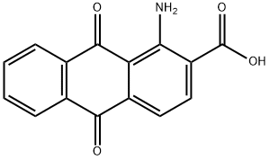 1-amino-9,10-dihydro-9,10-dioxo-2-anthracenecarboxylicaci Structural