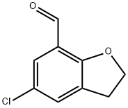 5-CHLORO-2,3-DIHYDROBENZOFURAN-7-CARBALDEHYDE Structural