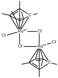 DICHLORO(PENTAMETHYLCYCLOPENTADIENYL)RUTHEN(III) DIMER Structural