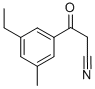 1H-Pyrrole-2-propanenitrile,3-ethyl-5-methyl--bta--oxo-(9CI) Structural