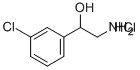 2-AMINO-1-(3-CHLORO-PHENYL)-ETHANOL HCL Structural