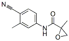 Oxiranecarboxamide, N-(4-cyano-3-methylphenyl)-2-methyl- (9CI) Structural