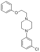 Piperazine, 1-(3-chlorophenyl)-4-(2-phenoxyethyl)- Structural