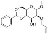 Methyl 2-O-Allyl-4,6-O-benzylidene-a-D-mannopyranoside Structural