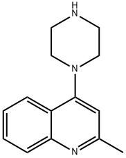 2-METHYL-4-PIPERAZINOQUINOLINE Structural