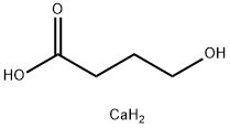 calcium bis(4-hydroxybutyrate) Structural