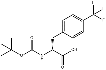 BOC-D-4-Trifluoromethylphe  Structural