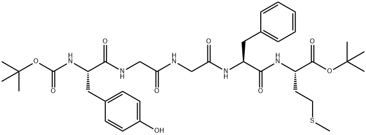 BOC-MET-ENKEPHALIN-T-BUTYL ESTER Structural