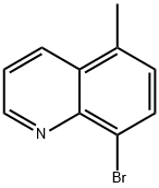 Quinoline, 8-bromo-5-methyl- (9CI) Structural