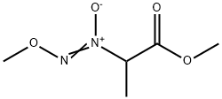 Propanoic acid, 2-(methoxy-NNO-azoxy)-, methyl ester (9CI) Structural