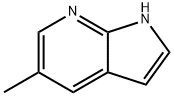 5-METHYL-1H-PYRROLO[2,3-B]PYRIDINE Structural