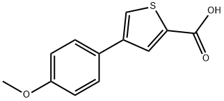 4-(4-METHOXYPHENYL)THIOPHENE-2-CARBOXYLIC ACID Structural