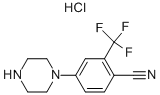 4-PIPERAZIN-1-YL-2-TRIFLUOROMETHYL-BENZONITRILE HYDROCHLORIDE