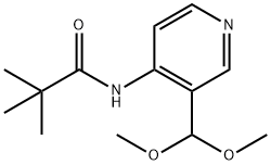 N-(3-DIMETHOXYMETHYL-PYRIDIN-4-YL)-2,2-DIMETHYL-PROPIONAMIDE Structural