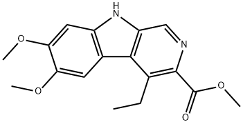 METHYL-6,7-DIMETHOXY-4-ETHYL-BETA-CARBOLINE-3-CARBOXYLATE Structural