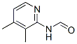 Formamide,  N-(3,4-dimethyl-2-pyridinyl)- Structural