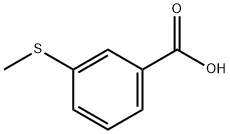 3-(Methylthio)benzoic acid Structural