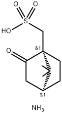 (1R)-(-)-10-CAMPHORSULFONIC ACID, AMMONIUM SALT Structural