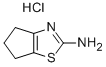 2-Amino-5,6-dihydro-4H-cyclopentathiazole hydrochloride Structural