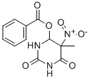 4-Benzoyloxy-5-nitro-4,5-dihydrothymine Structural