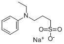 N-Ethyl-N-(3-sulfopropyl)aniline sodium salt Structural