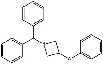 1-Benzhydryl-3-phenoxy-azetidine Structural