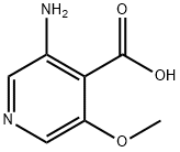 3-AMINO-5-METHOXYISONICOTINIC ACID Structural