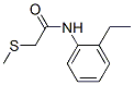 Acetamide, N-(2-ethylphenyl)-2-(methylthio)- (9CI) Structural