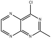 4-chloro-2-methylpteridine Structural