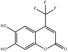 6,7-DIHYDROXY-4-(TRIFLUOROMETHYL)COUMARIN Structural