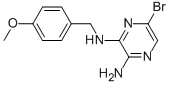 5-BROMO-3-[(4-METHOXYBENZYL)AMINO]PYRAZIN-2-AMINE Structural