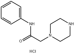 PIPERAZINE ACETIC ACID ANILIDE DIHYDROCHLORIDE Structural