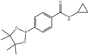 4-(N-CYCLOPROPYLAMINOCARBONYL)PHENYLBORONIC ACID, PINACOL ESTER