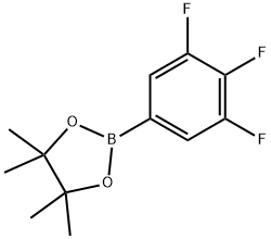 3,4,5-TRIFLUOROPHENYLBORONIC ACID, PINACOL ESTER Structural