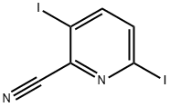 3,6-DIIODOPYRIDINE-2-CARBONITRILE Structural