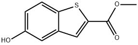 6-HYDROXY-BENZO[B]THIOPHENE-2-CARBOXYLIC ACID METHYL ESTER Structural